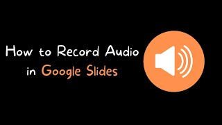 How to Quickly Record Audio in Google Slides With Mote [upl. by Farnham]