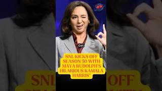 SNL Kicks Off Season 50 with Maya Rudolph’s Hilarious Kamala Harris [upl. by Ydnerb738]