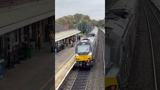 Here is Chiltern Railways 68015 thrashing out of Dorridge [upl. by Minerva491]