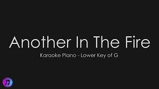 Another In The Fire  Hillsong UNITED  Piano Karaoke Lower Key of G [upl. by Frye455]