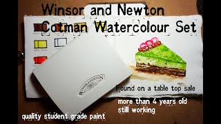 Winsor and Newton Cotman Watercolour Set 14 colours Review [upl. by Horvitz]