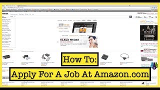 How To Apply For A Job At Amazoncom [upl. by Arlo410]