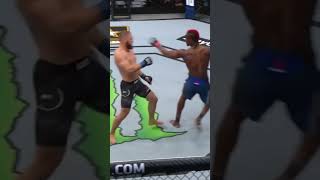 😲 Rafael Fiziev Pulls Off Matrix Move During UFC Fight [upl. by Nirac]