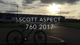 SCOTT ASPECT 760 2017 MOUNTAIN BIKE REVIEW [upl. by Nodearb]