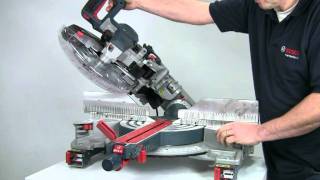 Bosch GCM12GDL Glide mitre saw [upl. by Ardyaf295]