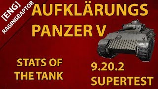 ENG World of Tanks THE RETURN OF THE AFK PANTHER STATS OF AUFKLÄRUNGSPANZER V [upl. by Ygiaf]