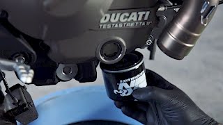 Ducati Monster 821  Oil Change [upl. by Zins]