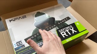 KFA2 Galax GeForce RTX 3070 SG Unboxing install and some testing [upl. by Donahue902]