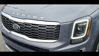 2020 Kia Telluride EX Headlight Quick Look [upl. by Odnumyar330]