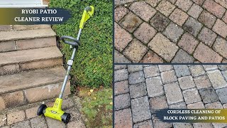 Ryobi Patio Cleaner Review and Demo  AD Review [upl. by Oehsen787]