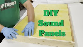 DIY Acoustic Sound Panels  Cheap and Easy Echo Reduction [upl. by Habeh]