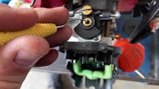 Hidden Adjustment Screw on Walbro Style Carburetors [upl. by Hakceber]