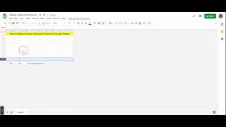 Delete Unused Cells and Columns in Google Sheets [upl. by Emanuele]