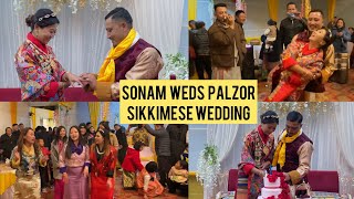 Sonam amp Palzor13012024Sikkimese Wedding Vlog [upl. by Tristis]