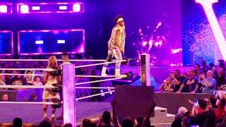 Velveteen Dream and EC3 entrance at NXT TakeOver Brooklyn 4 81818 [upl. by Nosydam]