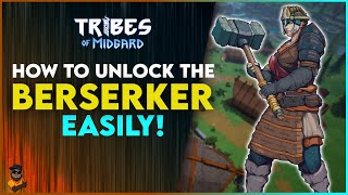 HOW TO UNLOCK THE BERSERKER CLASS EASILY  Tribes Of Midgard [upl. by Sitnerp151]