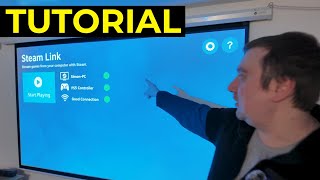 How to play your Steam games over your network Steam Link Tutorial [upl. by Bailie911]