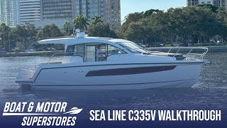 Sea Line C335V Walkthrough  Boat amp Motor Superstores [upl. by Anaer397]