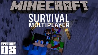 Grinding The Ore  Minecraft Survival Multiplayer Ep 8 [upl. by Valery]