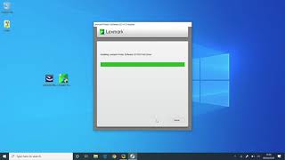 Lexmark  Windows install Print driver [upl. by Solrak]