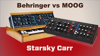 Behringer vs Moog Minimoog vs Model D The definitive comparison Mini [upl. by Sellihca]