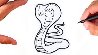 Como Desenhar uma COBRA [upl. by Benildis]