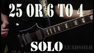 25 or 6 to 4 Guitar Solo [upl. by Ulric]