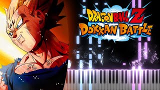 INT Majin Vegeta Active Skill OST  DBZ Dokkan Battle  Piano Tutorial [upl. by Yeniar781]