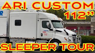 New 112quot ARI Legacy Sleepers Custom Truck Sleeper Tour [upl. by Bogusz142]