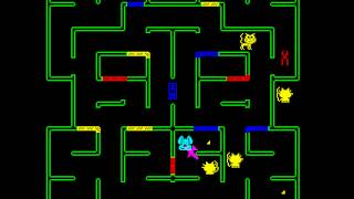 Arcade Game Mouse Trap 1981 Exidy [upl. by Khosrow]