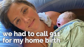 My home birth didnt go as planned  real amp raw home birth story [upl. by Lika]