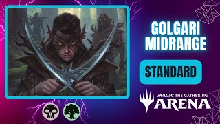 💀🌳 Golgari Midrange  Standard  MTG Arena Gameplay  FDN [upl. by Dido]