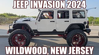 JEEP INVASION 2024 WILDWOOD NEW JERSEY [upl. by Aissat]