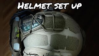 Tactical helmet set up [upl. by Nur499]