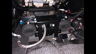 ARB Twin Compressor Underseat Mount on JL Wrangler Rubicon [upl. by Eilsew634]