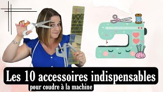 Les 10 accessoires indispensables pour coudre  Quel matériel pour débuter la couture   By PopO [upl. by Phillip]