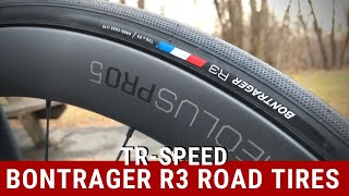 Directional amp TR Speed Bontrager R3 700x25 Road Bike Tire Feature Review and Weight NEW [upl. by Ydnas26]