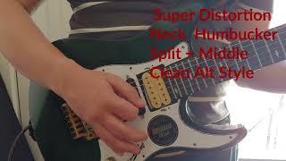 1980s 80s Dimarzio Super Distortion DP100 Neck and Bridge Set Yamaha YG1212 Specs Review and Demo [upl. by Madancy577]