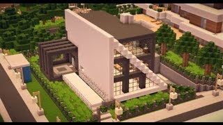 Minecraft  Modern House 001 HD Download [upl. by Beuthel]