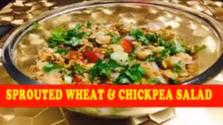 Healthy amp Easy Breakfast ideaHow to make Sprouted Wheat Salad  Gorgeous You [upl. by Adnala]