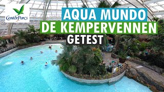 AQUA MUNDO ZWEMBAD 🏊🌴 CENTER PARCS DE KEMPERVENNEN 💚 PARKVAKANTIES [upl. by Armington533]