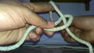 Sheet bend knot by RTN  जुलाहा गांठ [upl. by Nosreffej503]