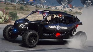 GTA 5 POLICIA  FEDERAL RZR  CANAM  TheAxelGamer [upl. by Roxy]