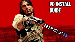 How to Play Red Dead Redemption on PC  RDR 1 RPCS3 Download and Installation [upl. by Ativoj]