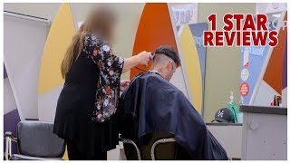 Haircut At The Worst Reviewed Barber in my City Los Angeles [upl. by Dulla]