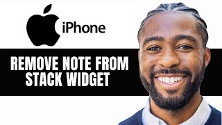 How to Remove Note from Stack Widget on iPhone [upl. by Trixi]