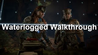 Horizon Zero Dawn The Frozen Wilds  Drained the Flood  Waterlogged Walkthrough [upl. by Sible]