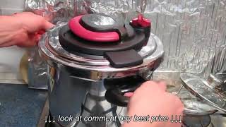 T fal P45007 Clipso Stainless Steel Pressure Cooker Review [upl. by Pathe]