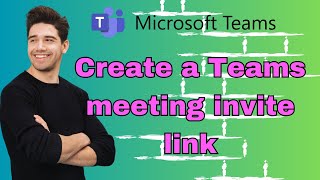 How to create Teams meeting invite link  2 min quick [upl. by Firehs]