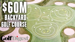 Every Feature of a 60 Million Backyard Golf Course in the Hamptons  Green Fees  Golf Digest [upl. by Eliam]